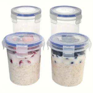 16 Oz Reusable Plastic Containers - Vacuum Sealed